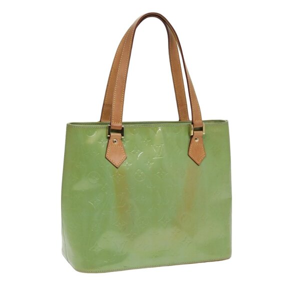 Louis Vuitton Green Monogram Vernis Houston Hand Bag - Picture 2 of 16